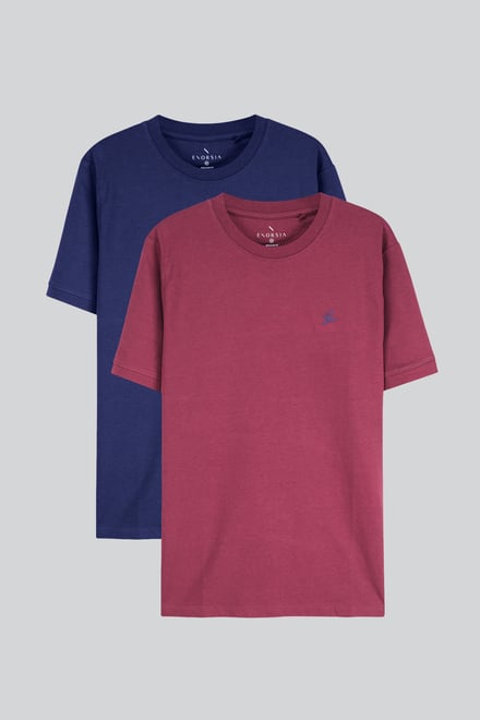 2 Pack Short Sleeve Cotton T-Shirt