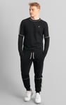 Stretch Jersey Long Sleeve Tee And Jogger Set
