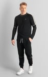 Stretch Jersey Long Sleeve Tee And Jogger Set