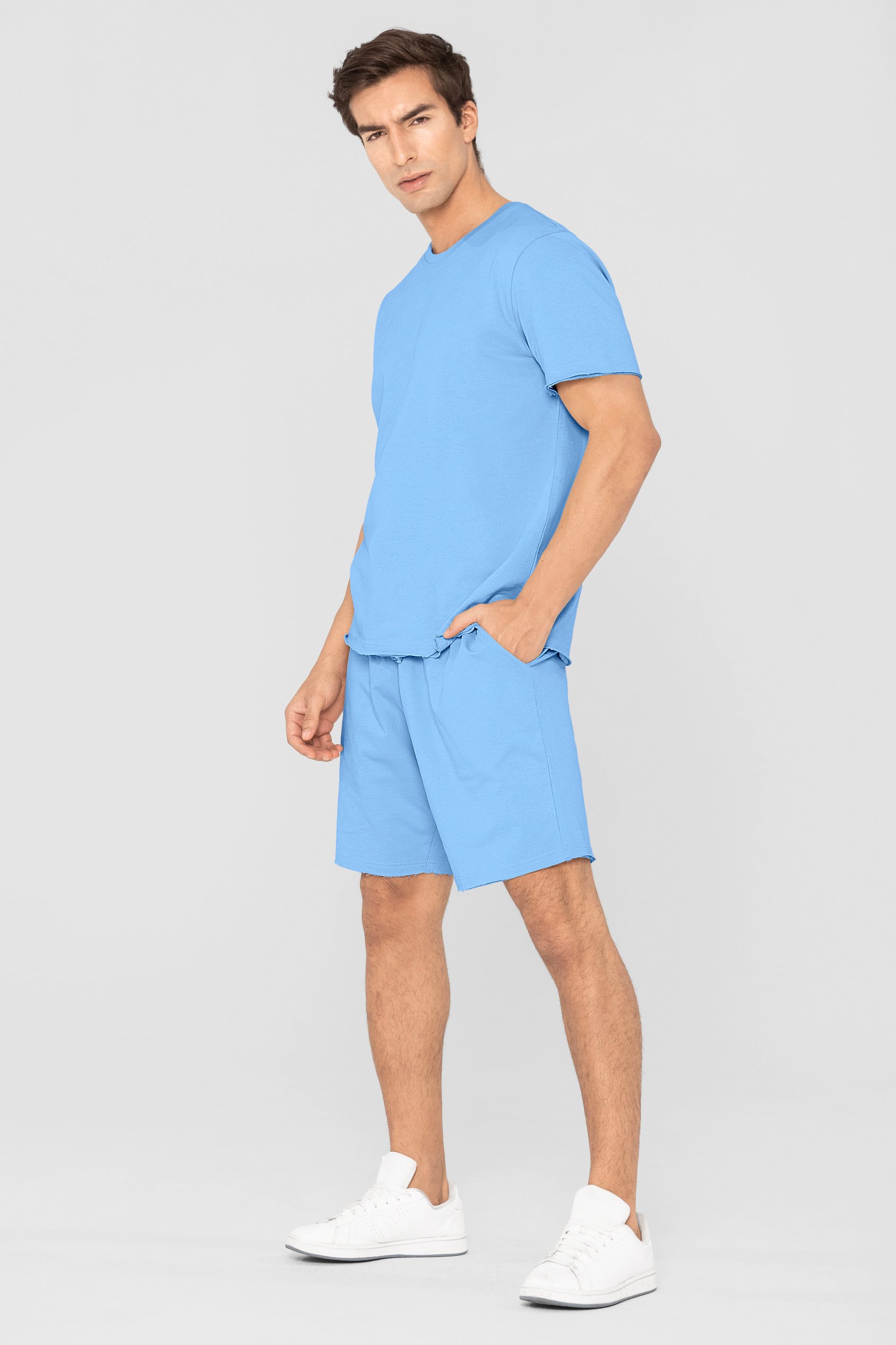 Men's Regular Fit T-Shirt & Shorts Co-Ord Set | Enorsia
