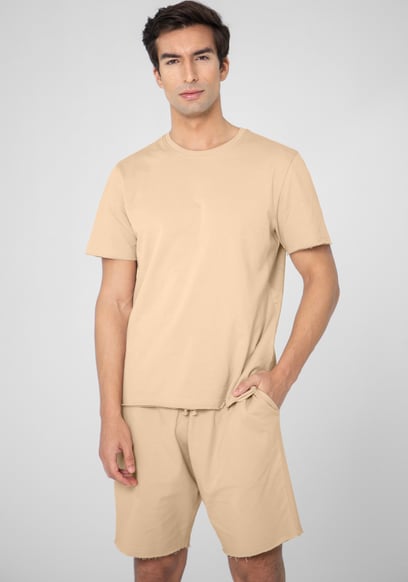 Men's Regular Fit T-Shirt & Shorts Co-Ord Set | Enorsia