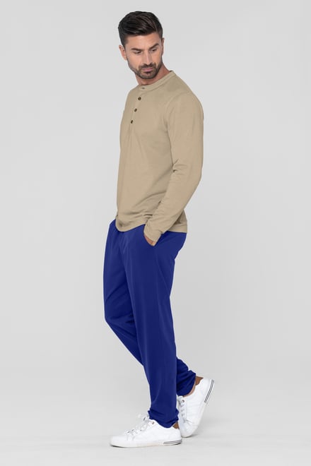 Men's Solid Pyjamas Set