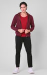 Mens Classic Front Seam Jersey Trouser