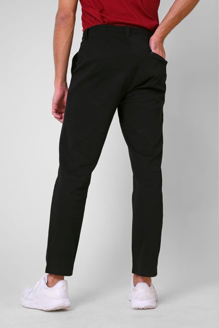 Mens Classic Front Seam Jersey Trouser