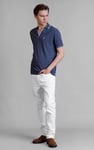 Slim Fit Essential Stretch White Jeans