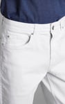 Slim Fit Essential Stretch White Jeans