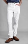 Slim Fit Essential Stretch White Jeans