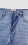 Womens Straight Fit Ripped Jeans