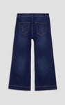 Womens High Waist Denim Culottes