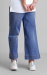 Womens High Waist Denim Culottes