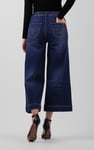 Womens High Waist Denim Culottes