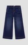 Womens High Waist Denim Culottes