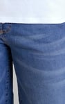 Womens High Waist Denim Culottes