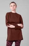 Women Oversize Texture Rib Tops