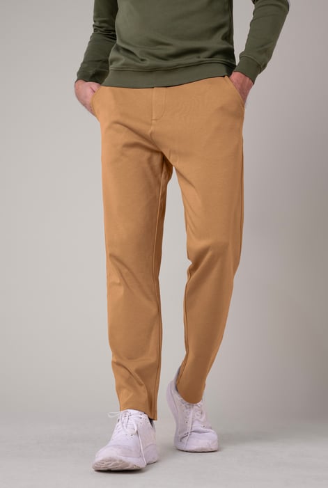 Grey Slim Fit Jersey Trouser With Drawcord