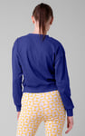 Button Shoulder Crewneck Sweatshirt