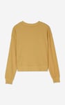 Button Shoulder Crewneck Sweatshirt