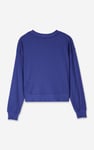 Button Shoulder Crewneck Sweatshirt
