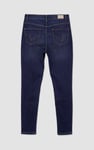 Womens Dark Blue Skinny Jeans