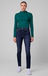 Womens Dark Blue Skinny Jeans