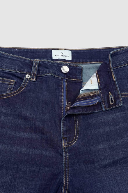 Womens Dark Blue Skinny Jeans