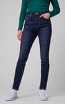 Womens Dark Blue Skinny Jeans