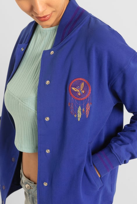 Blue Bomber Jacket