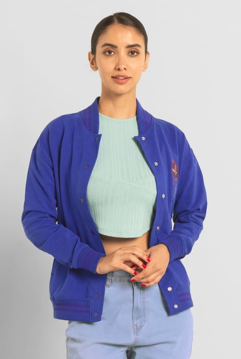 Blue Bomber Jacket