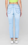 Mid Waist Ankle Length Jeans