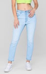 Mid Waist Ankle Length Jeans