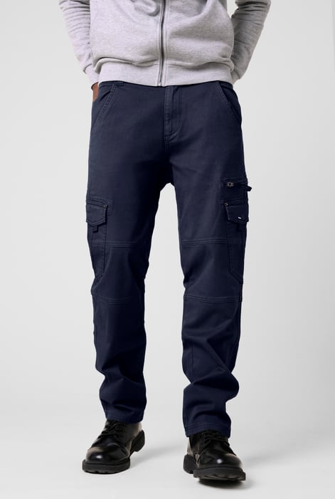 Mens Navy Utility Cargo Trouser