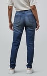 High Waist Regular Length Distressed Jeans