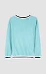 Womens V-Neck Herringbone effect sweatshirts