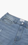 High Waist Regular Length Distressed Jeans