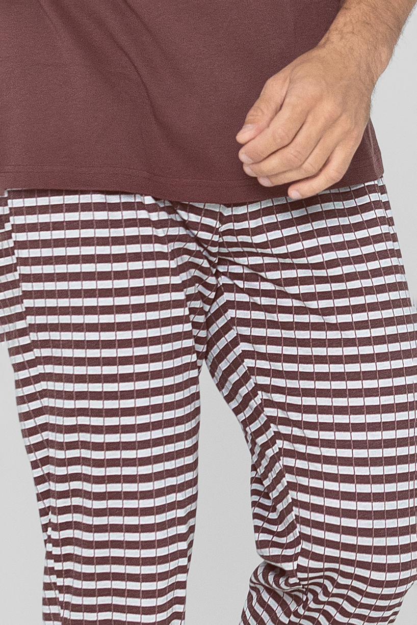 Cotton Check Print Pyjamas