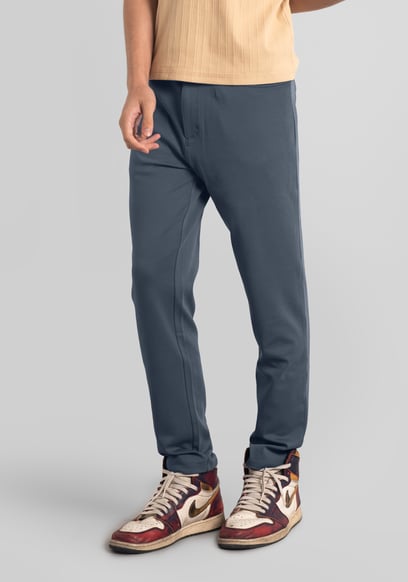 Slim Fit Smart Jersey Trouser