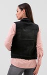 Womens Black Classic Denim Jacket