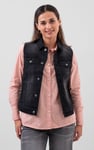 Womens Black Classic Denim Jacket
