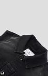 Womens Black Classic Denim Jacket