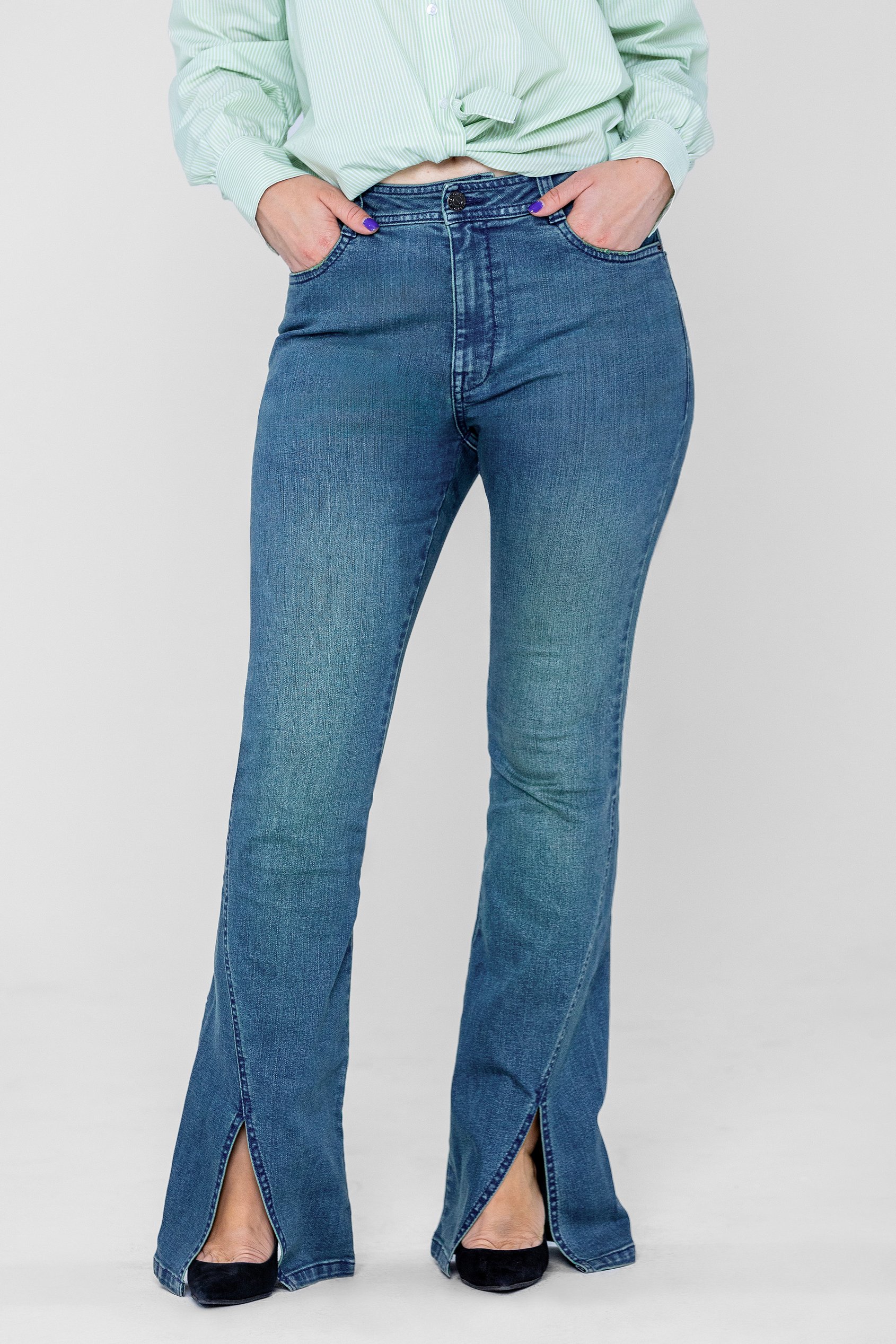Enorsia Authentic Bell Bottom Jeans