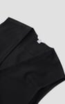 Womens Sleeveless Belted Coat