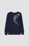 Womens Butterfly Print Sweatshirt