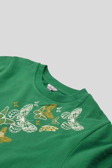 Womens Butterfly Print Sweatshirt