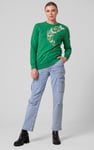 Womens Butterfly Print Sweatshirt