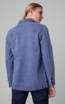 Womens Indigo Blue Casual Denim Jacket