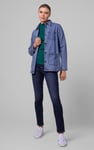 Womens Indigo Blue Casual Denim Jacket
