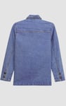 Womens Indigo Blue Casual Denim Jacket