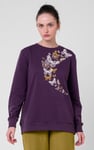 Womens Butterfly Print Sweatshirt