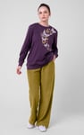 Womens Butterfly Print Sweatshirt