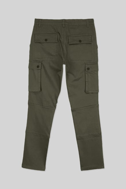 Mens Utility Cargo Long Trousers